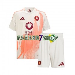 AS Rom fußball trikot Kinder Auswärts 2024-2025 Kurzarm