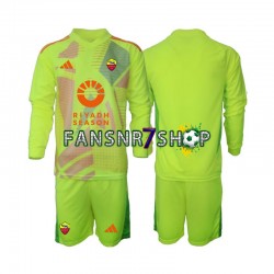 AS Rom fußball trikot Torhüter Kinder Auswärts 2024-2025 Langarm