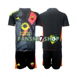 AS Rom fußball trikot Torhüter Kinder Heim 2024-2025 Kurzarm