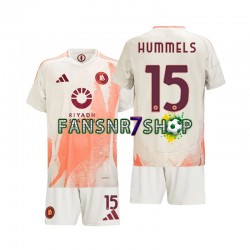 AS Rom fußball trikot Mats Hummels 15 Kinder Auswärts 2024-2025 Kurzarm