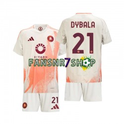 AS Rom fußball trikot Paulo Dybala 21 Kinder Auswärts 2024-2025 Kurzarm AS Rom fußball trikot Paulo Dybala 21 Kinder Auswärts 2024-2025 Kurzarm