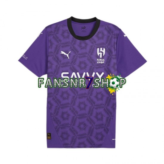 Al Hilal fußball trikot Herren Ausweich 2024-2025 Kurzarm