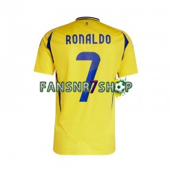 fußball trikot Al Nassr Cristiano Ronaldo 7 Herren Heim 2024-2025 Kurzarm