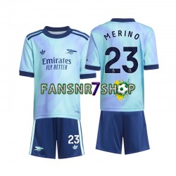 Arsenal fußball trikot Merino 23 Kinder Ausweich 2024-2025 Kurzarm