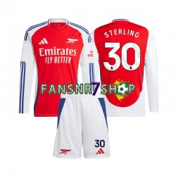 Arsenal fußball trikot Raheem Sterling 30 Kinder Heim 2024-2025 Langarm