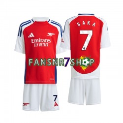 Arsenal fußball trikot Saka 7 Kinder Heim 2024-2025 Kurzarm