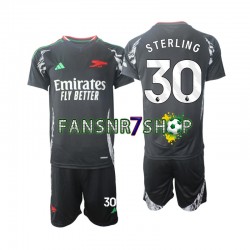 Arsenal fußball trikot Sterling 30 Kinder Auswärts 2024-2025 Kurzarm
