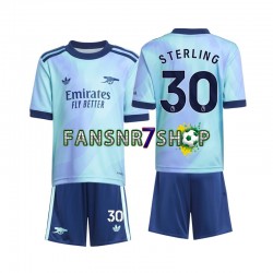 Arsenal fußball trikot Sterling 30 Kinder Ausweich 2024-2025 Kurzarm