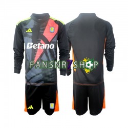 Aston Villa fußball trikot Torhüter Kinder Heim 2024-2025 Langarm