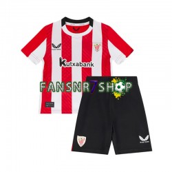 Athletic Bilbao fußball trikot Kinder Heim 2024-2025 Kurzarm