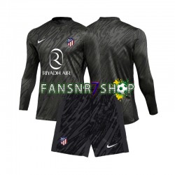 Atlético Madrid fußball trikot Torhüter Kinder Heim 2024-2025 Langarm