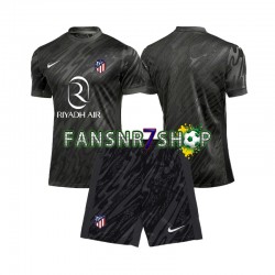 Atlético Madrid fußball trikot Torhüter Kinder Heim 2024-2025 Kurzarm