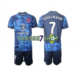 Atlético Madrid fußball trikot Griezmann 7 Kinder Ausweich 2024-2025 Kurzarm