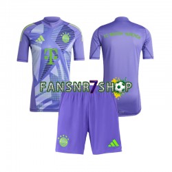 FC Bayern München fußball trikot Torhüter Kinder Auswärts 2024-2025 Kurzarm