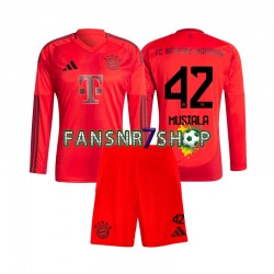 FC Bayern München fußball trikot Jamal Musiala 42 Kinder Heim 2024-2025 Langarm