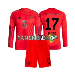 FC Bayern München fußball trikot Michael Olise 17 Kinder Heim 2024-2025 Langarm
