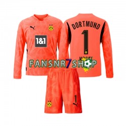 Borussia Dortmund fußball trikot Gregor Kobel 1 Torhüter Kinder Ausweich 2024-2025 Langarm