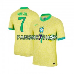 Brasilien fußball trikot VINI JR 7 Herren Heim 2024 Kurzarm