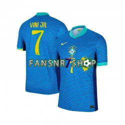 Brasilien fußball trikot Vinicius Junior 7 Herren Auswärts 2024 Kurzarm