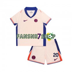 Chelsea fußball trikot Cole Palmer 20 Kinder Auswärts 2024-2025 Kurzarm