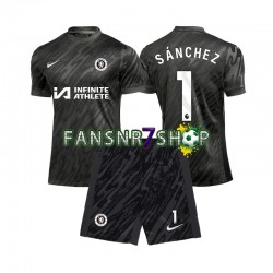 Chelsea fußball trikot Robert Sanchez 1 Torhüter Kinder Auswärts 2024-2025 Kurzarm