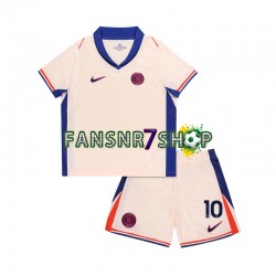 Chelsea fußball trikot Mychajlo Mudryk 10 Kinder Auswärts 2024-2025 Kurzarm