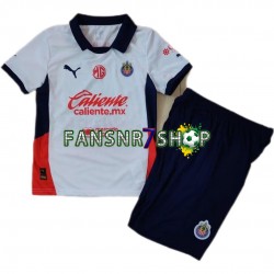 fußball trikot Deportivo Guadalajara Kinder Auswärts 2024-2025 Kurzarm