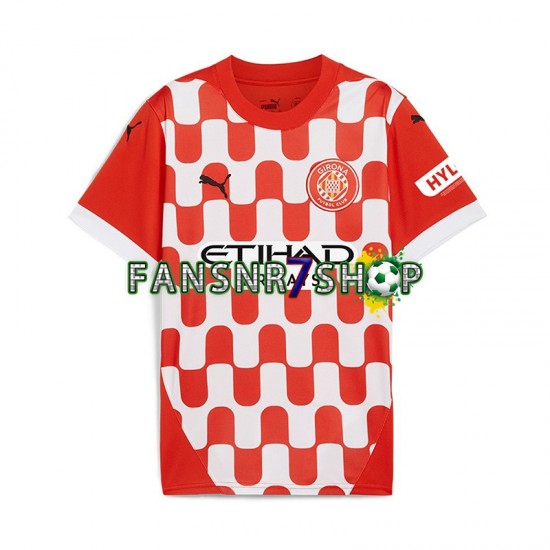fußball trikot Girona Herren Heim 2024-2025 Kurzarm