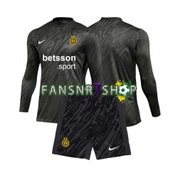 Inter Mailand fußball trikot Torhüter Kinder Ausweich 2024-2025 Langarm