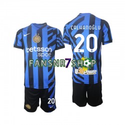 Inter Mailand fußball trikot Hakan Calhanoglu 20 Kinder Heim 2024-2025 Kurzarm