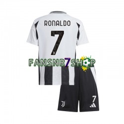 Juventus Turin fußball trikot Cristiano Ronaldo 7 Kinder Heim 2024-2025 Kurzarm