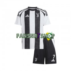 Juventus Turin fußball trikot Cristiano Ronaldo 7 Kinder Heim 2024-2025 Kurzarm