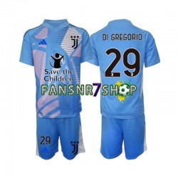 Juventus Turin fußball trikot Michele Di Gregorio 29 Torhüter Kinder Viertes 2024-2025 Kurzarm
