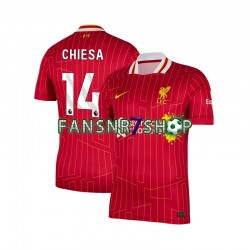 Liverpool fußball trikot Federico Chiesa 14 Herren Heim 2024-2025 Kurzarm