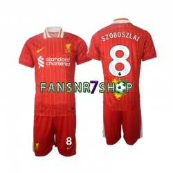 Liverpool fußball trikot Szoboszlai 8 Kinder Heim 2024-2025 Kurzarm