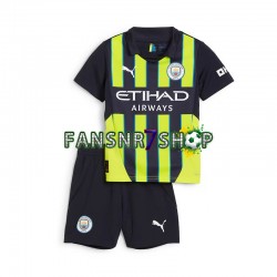 Manchester City fußball trikot Kinder Auswärts 2024-2025 Kurzarm