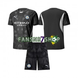 Manchester City fußball trikot Torhüter Kinder Viertes 2024-2025 Kurzarm
