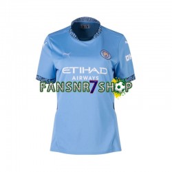 Manchester City fußball trikot Dame Heim 2024-2025 Kurzarm