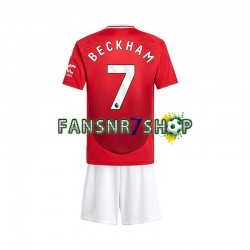 Manchester United fußball trikot Beckham 7 Kinder Heim 2024-2025 Kurzarm