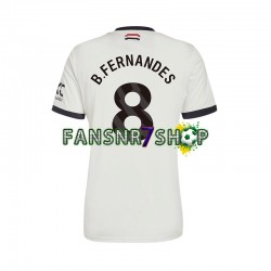 Manchester United fußball trikot Bruno Fernandes 8 Herren Ausweich 2024-2025 Kurzarm