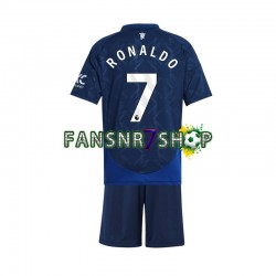 Manchester United fußball trikot Cristiano Ronaldo 7 Kinder Auswärts 2024-2025 Kurzarm