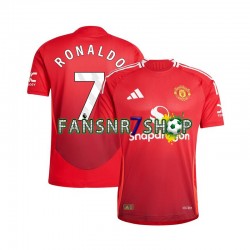 Manchester United fußball trikot Cristiano Ronaldo 7 Herren Heim 2024-2025 Kurzarm