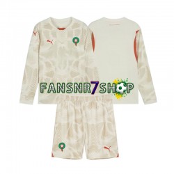 Marokko fußball trikot Torhüter Kinder Auswärts 2024 Langarm