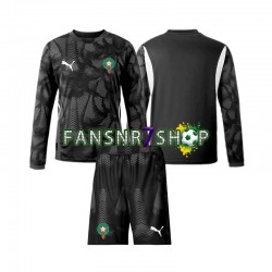 Marokko fußball trikot Torhüter Kinder Ausweich 2024 Langarm
