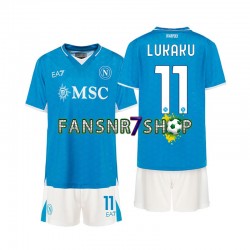 SSC Neaples fußball trikot Lukaku 11 Kinder Heim 2024-2025 Kurzarm