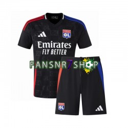 Olympique Lyon fußball trikot Kinder Auswärts 2024-2025 Kurzarm
