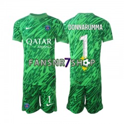 Paris Saint-Germain fußball trikot Gianluigi Donnarumma 1 Torhüter Kinder Auswärts 2024-2025 Kurzarm