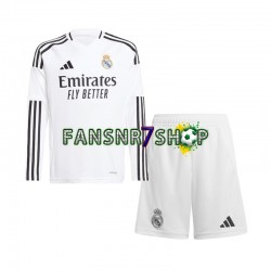 Real Madrid fußball trikot Kinder Heim 2024-2025 Langarm