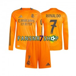 Real Madrid fußball trikot Cristiano Ronaldo 7 Kinder Auswärts 2024-2025 Langarm