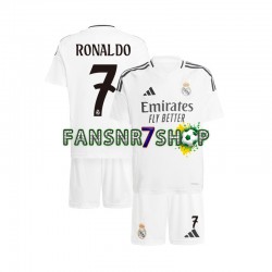 Real Madrid fußball trikot Cristiano Ronaldo 7 Kinder Heim 2024-2025 Kurzarm